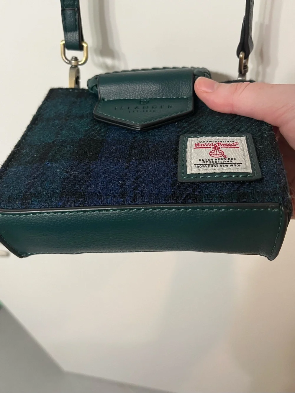 Islander mini Arran tote, black watch plaid - Picture 7 of 14